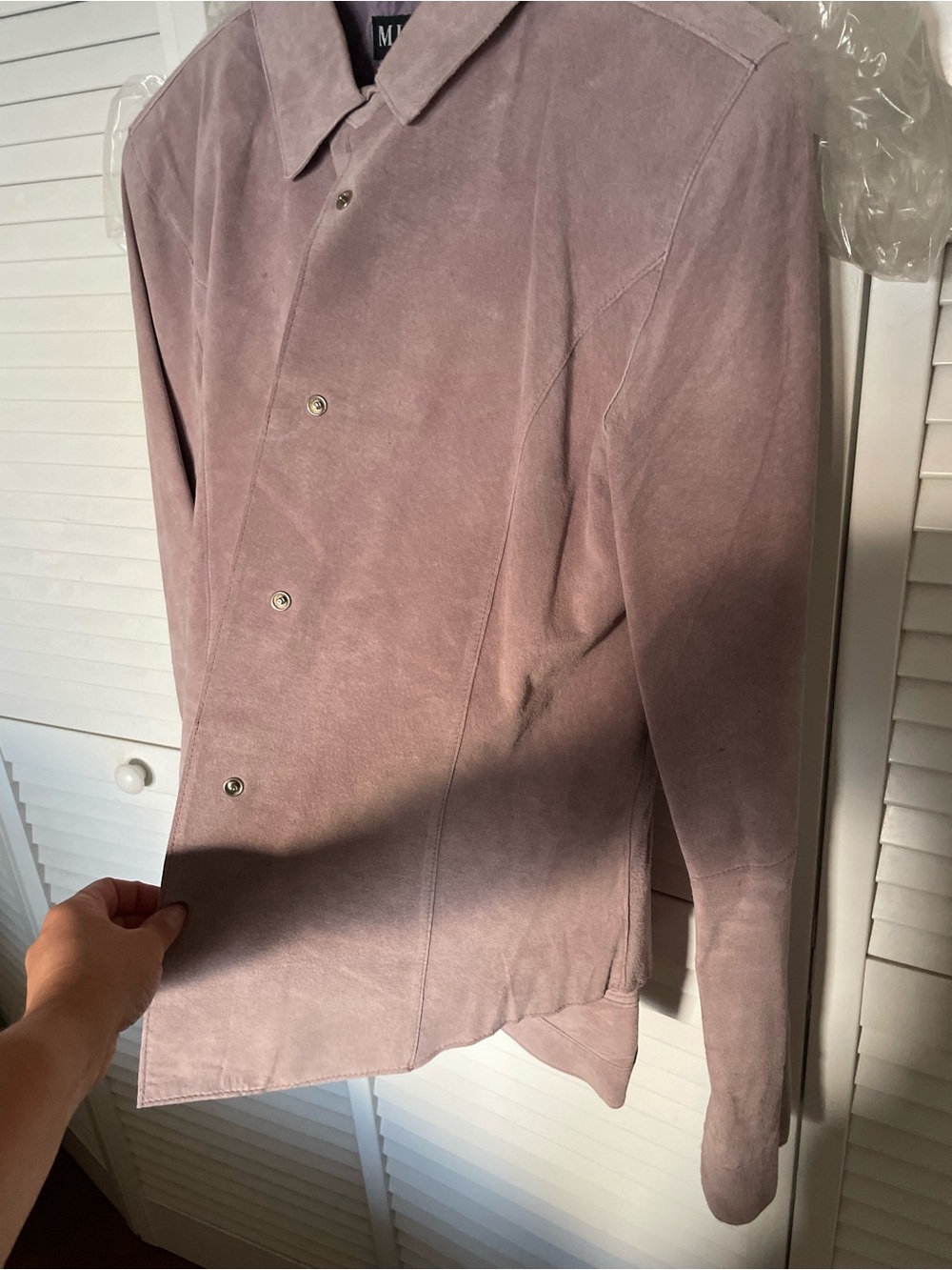 Mixit Mauve Button-Front Blazer Jacket - Picture 6 of 7
